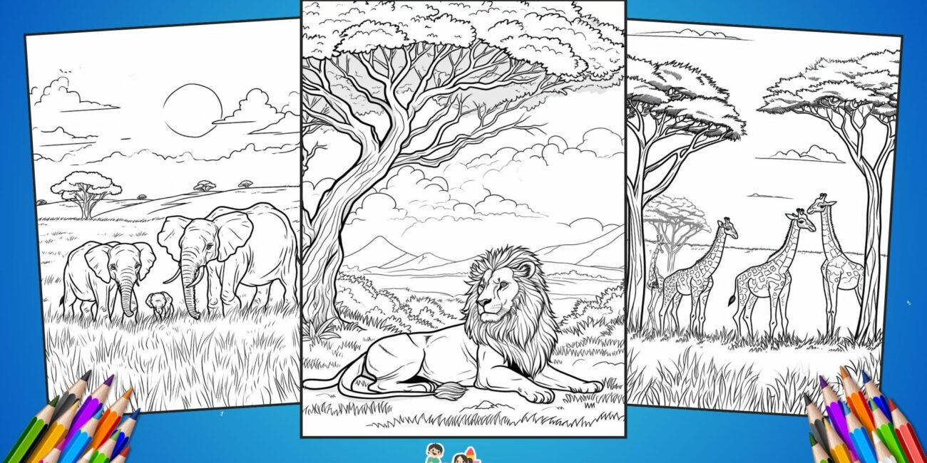 Unlock Creativity with 20 Animal Coloring Pages Free for Kids of All Ages