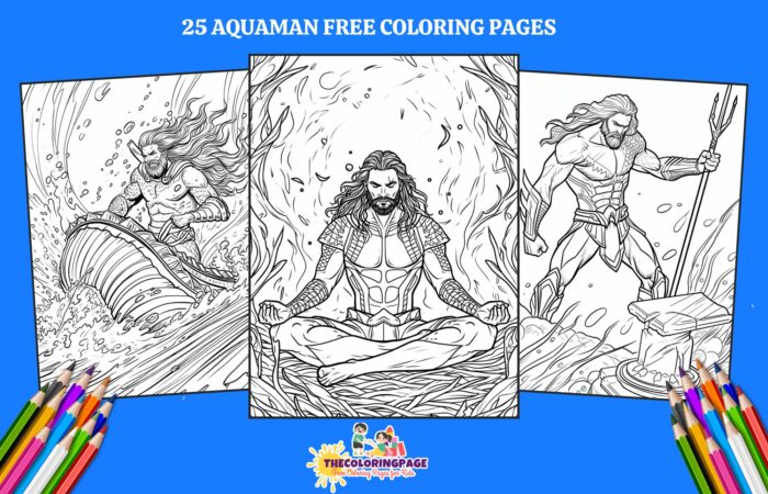 25 Free Aquaman Coloring Pages For Kids