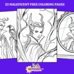 25 Free Maleficent Coloring Pages A Spellbinding Artistic Adventure