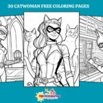 30 Free Catwoman Coloring Pages For Kids