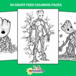 30 Free Groot Coloring Pages For Kids