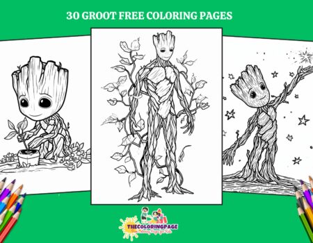 30 Free Groot Coloring Pages For Kids