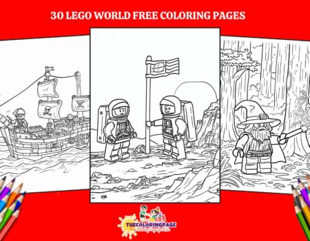 30 Free Lego World Coloring Pages For Kids