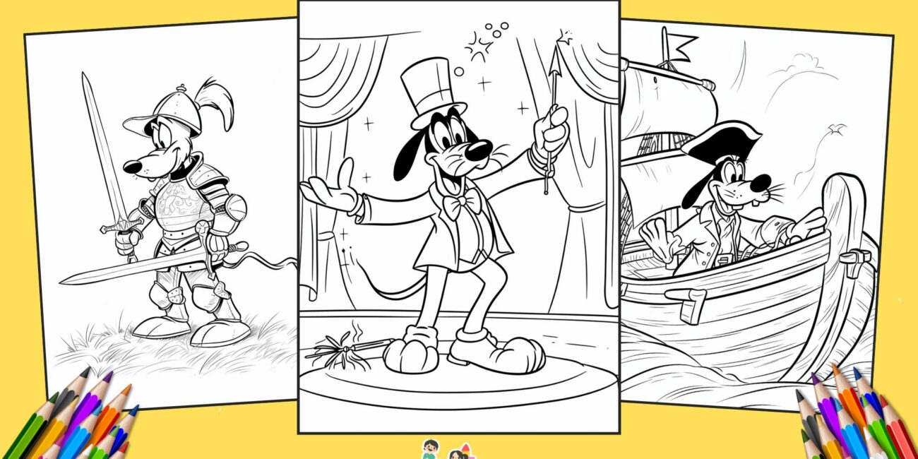 25 Free Goofy Coloring Pages For Kids - Absolutely Free