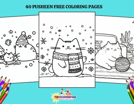 40 Free Pusheen Coloring Pages For Kids - Free to Download and Color