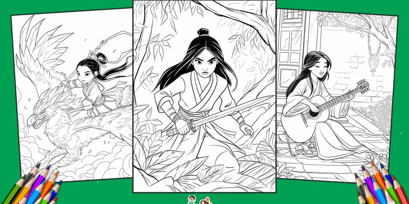 30 Free Mulan Coloring Pages – A Symphony of Colors