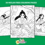 30 Free Mulan Coloring Pages – A Symphony of Colors