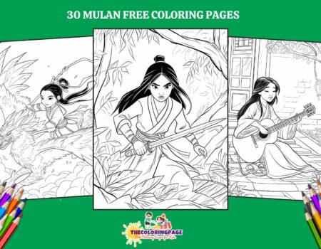 30 Free Mulan Coloring Pages – A Symphony of Colors