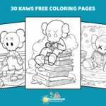 30 Free Kaws Coloring Pages