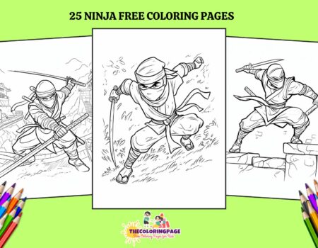 25 Free Ninja Coloring Pages