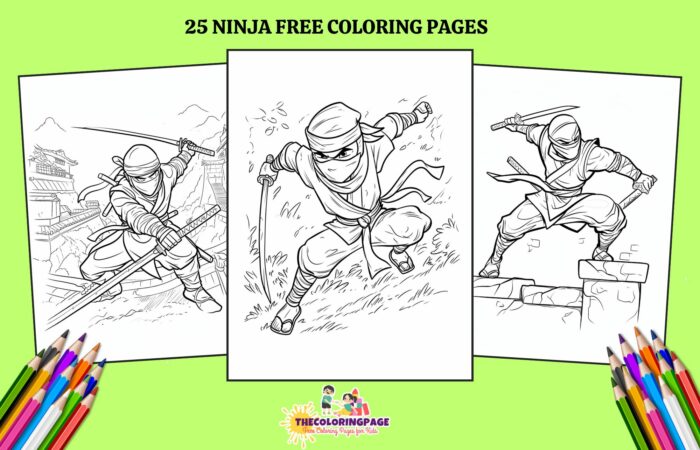 25 Free Ninja Coloring Pages