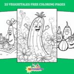 25 Free Veggietales Coloring Pages