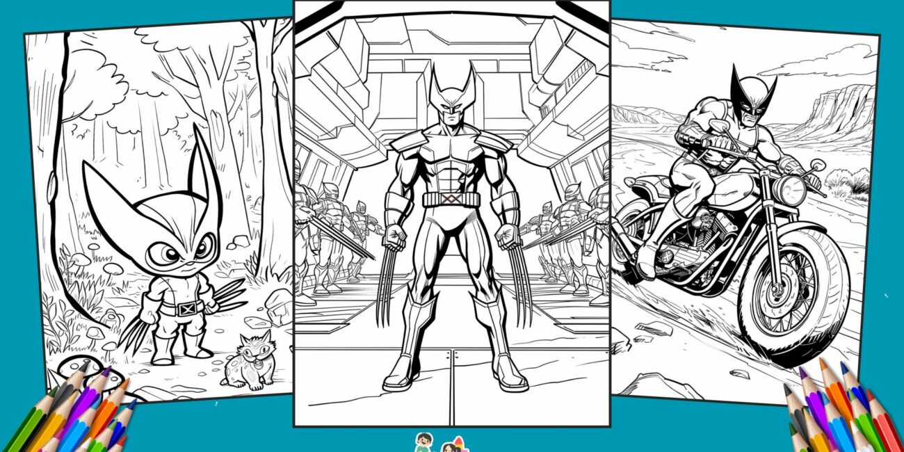 30 Free Wolverine Coloring Pages For Kids