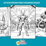 30 Free Wolverine Coloring Pages For Kids