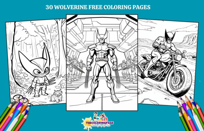 30 Free Wolverine Coloring Pages For Kids