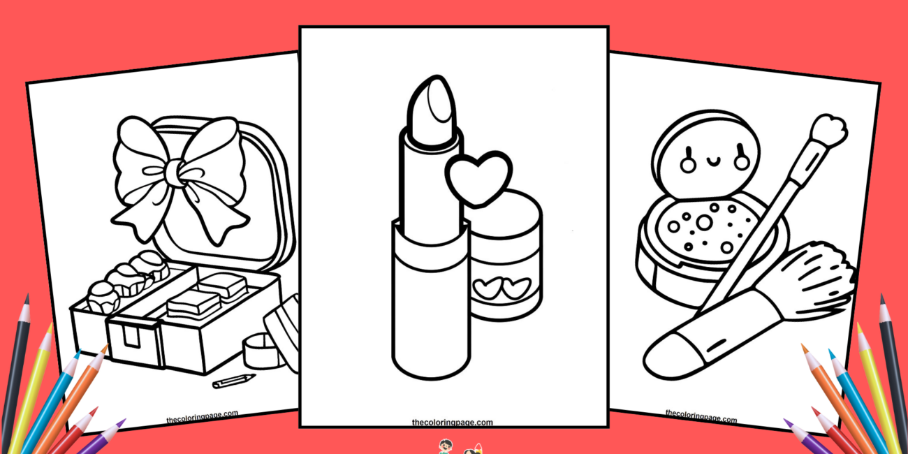 25 Free Bold & Easy Beauty Stuff Coloring Pages: A Fun & Stylish Coloring Adventure!