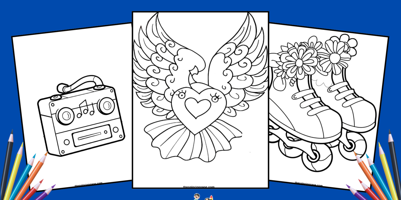 30 Free Bold & Easy Groovy Coloring Pages for Kids: A Funky and Fun Coloring Adventure!