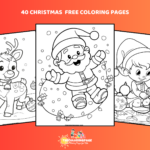 40 Free Christmas Coloring Pages: A Festive Coloring Wonderland