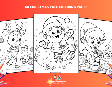 40 Free Christmas Coloring Pages: A Festive Coloring Wonderland