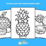 30 Free Bold & Easy Fruit Coloring Pages For Kids - Absolutely Free