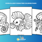 25 Free Bold & Easy Ocean Coloring Pages For Kids - Free to Download and Color