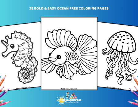 25 Free Bold & Easy Ocean Coloring Pages For Kids - Free to Download and Color