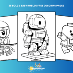 25 Free Bold & Easy Roblox Coloring Pages - Perfect for Little Artists