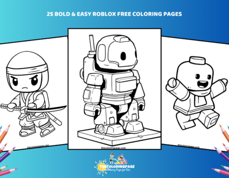 25 Free Bold & Easy Roblox Coloring Pages - Perfect for Little Artists