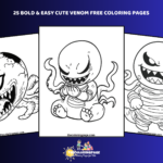 25 Free Bold & Easy Venom Coloring Pages For Kids - Free & Easy Download