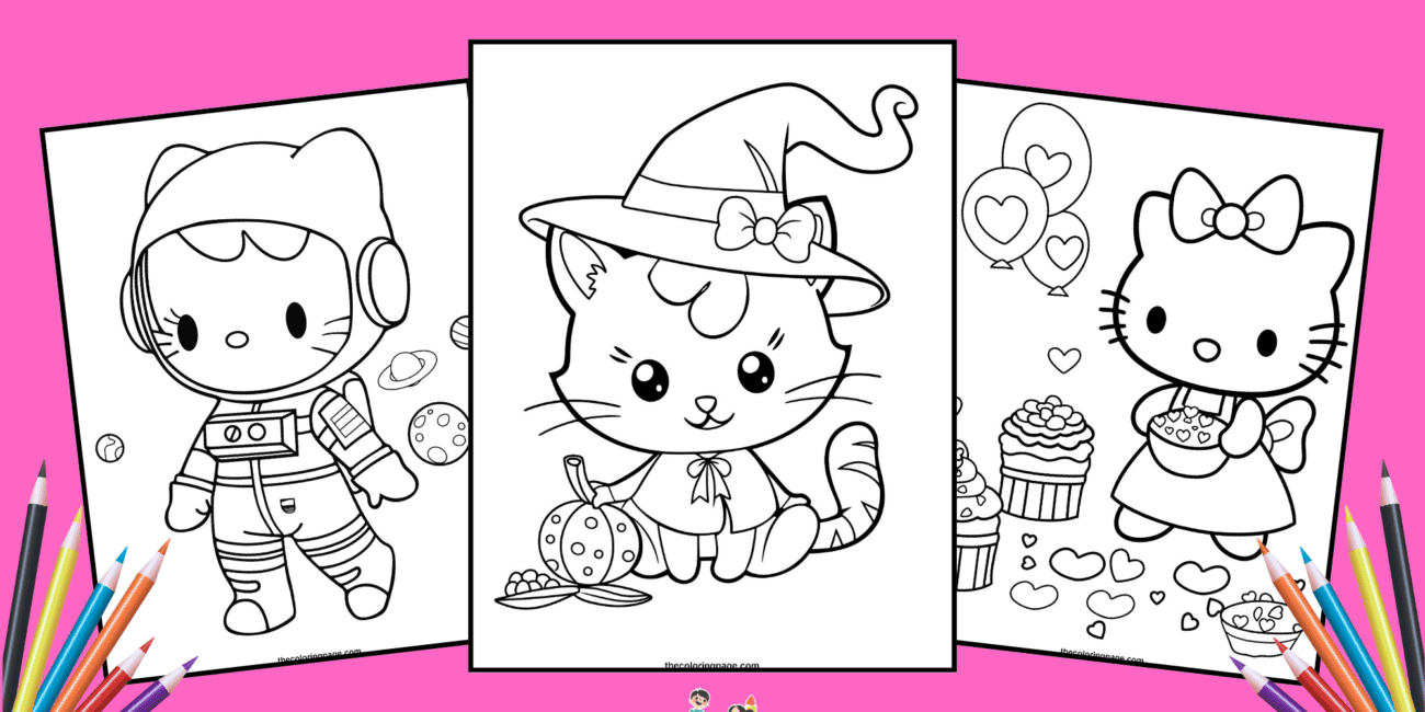 25 Free Hello Kitty Coloring Pages for Kids - Free & Downloadable