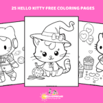 25 Free Hello Kitty Coloring Pages for Kids - Free & Downloadable